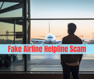 Fake Airline Helpline Scam